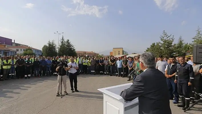 Büyükşehir Belediyesinde bayramlaşma