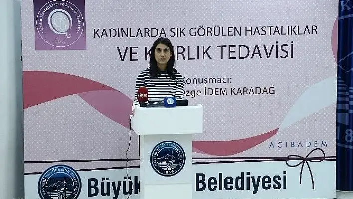 Büyükşehir'de sağlık seminerleri devam ediyor