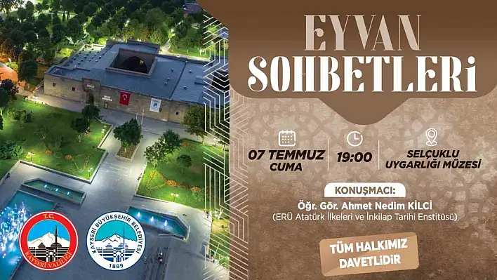 Büyükşehir'den eyvan sohbetleri