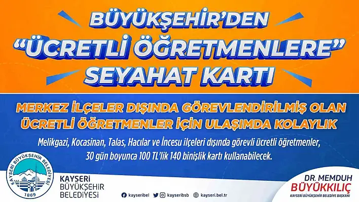 140 binişlik ücret 100 TL olarak!