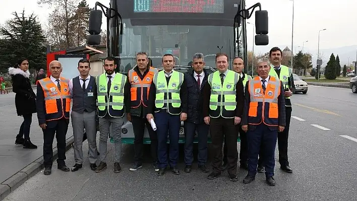 Büyükşehir'den otobüs denetimi