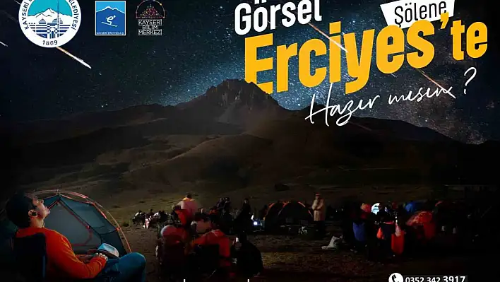 Meteor yağmuru Erciyes'te izlenecek!