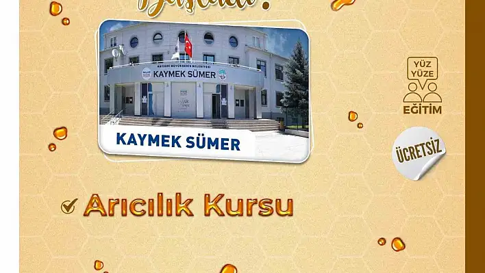 Büyükşehir KAYMEK'ten arıcılık kursu