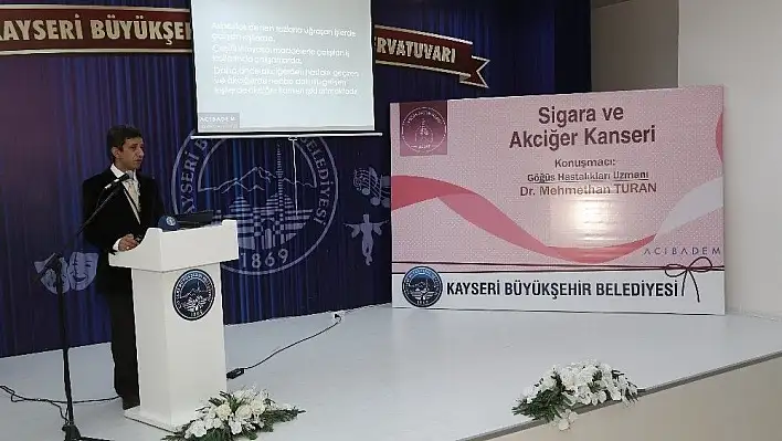 Büyükşehir Sağlık Seminerlerinde 'sigara' konuşuldu