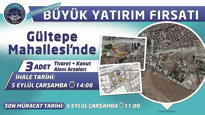 Büyükşehir yatırımcıları bekliyor
