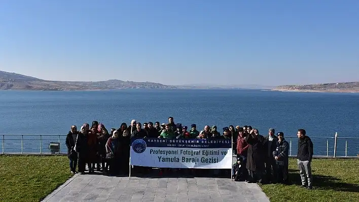 Büyükşehirin fotoğrafçıları Yamula Barajı'nda