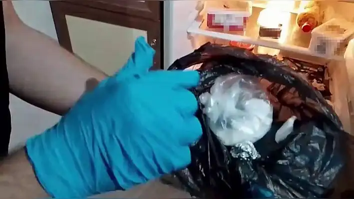 Buzdolabında kokain yakalattı