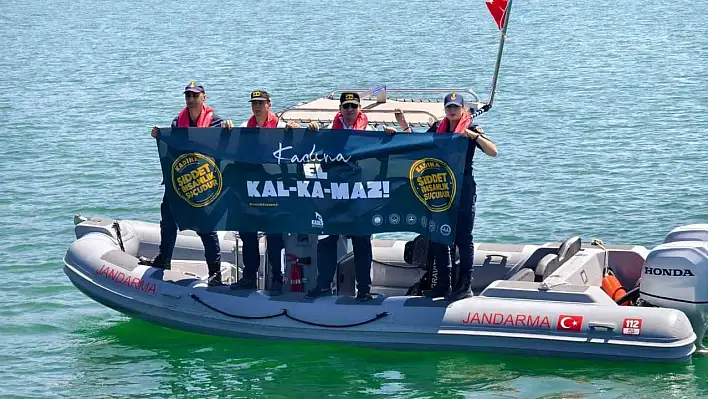 Jandarma: 'Kadına el kalkmaz'