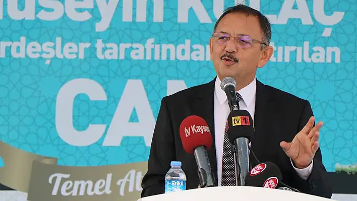 Bakan Özhaseki: 'Bin bir türlü belaya karşı dimdik ayaktayız'