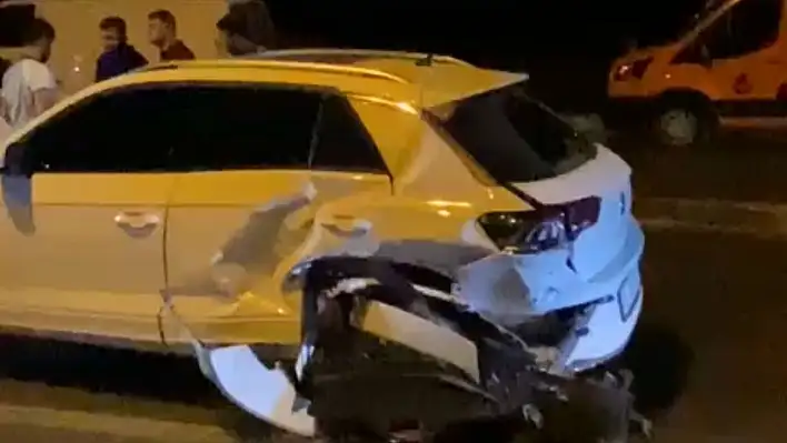 Çevre yolunda kaza: 2 yaralı
