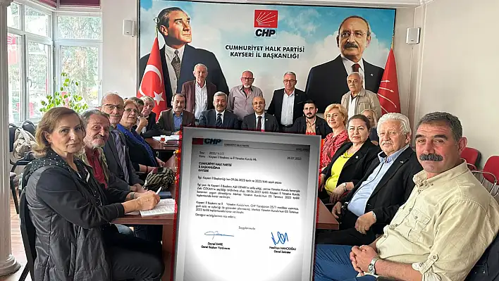 CHP Kayseri il yönetimi oy birliğiyle görevden alınmış!