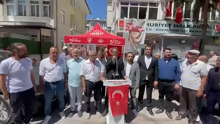 CHP Kocasinan İlçe Başkanı Özdemir iddialara yanıt verdi