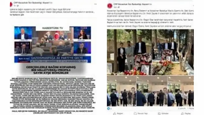 CHP Kocasinan İlçe örgütü Böhürler'in gafını unutturdu