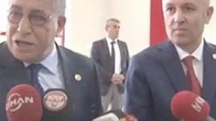 Chp'li Arık ve  MHP'li kilci'den ortak açıklama: