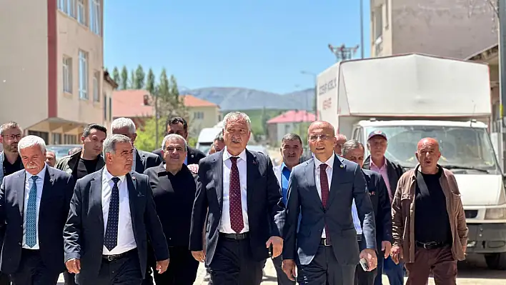 CHP'li Büyükşehir Belediye Başkanından Sarız ziyareti