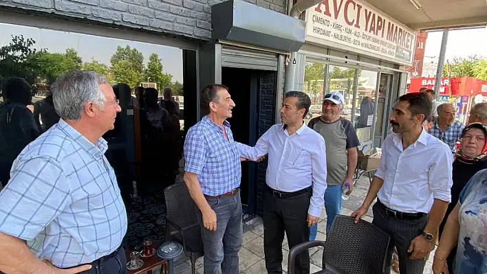 CHP yönetimi Hacılar'da dert dinledi