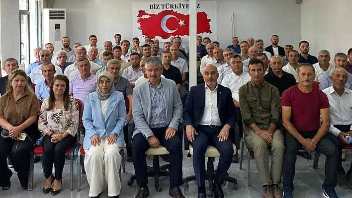 Çopuroğlu deprem bölgesinde mahalle başkanlarıyla buluştu