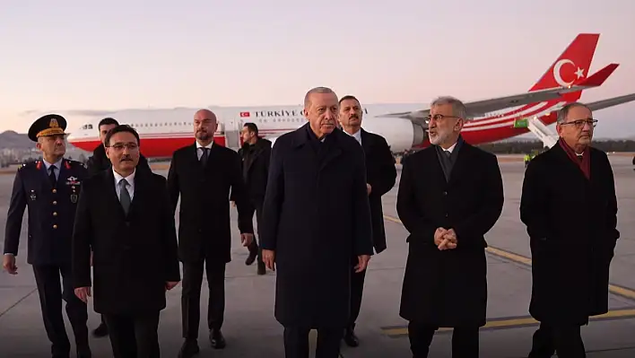 Cumhurbaşkanı Erdoğan'ı bakın kimler karşıladı!