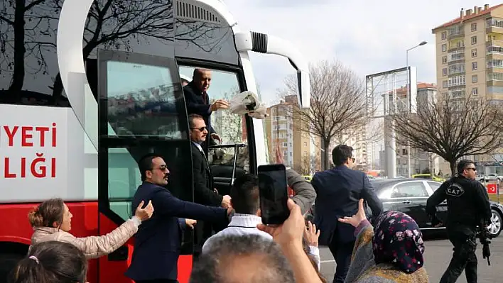 Cumhurbaşkanı Erdoğan Kayseri'de 