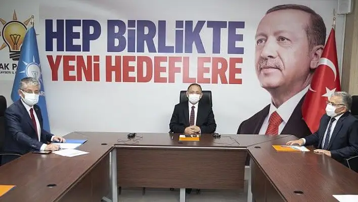 Cumhurbaşkanı ile video konferansta görüştüler!