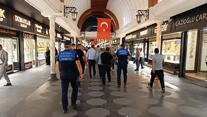 Cumhuriyet Meydanı, Millet Caddesi, Kapalı Çarşı ve Yeraltı Çarşısı'nda kritik denetim!