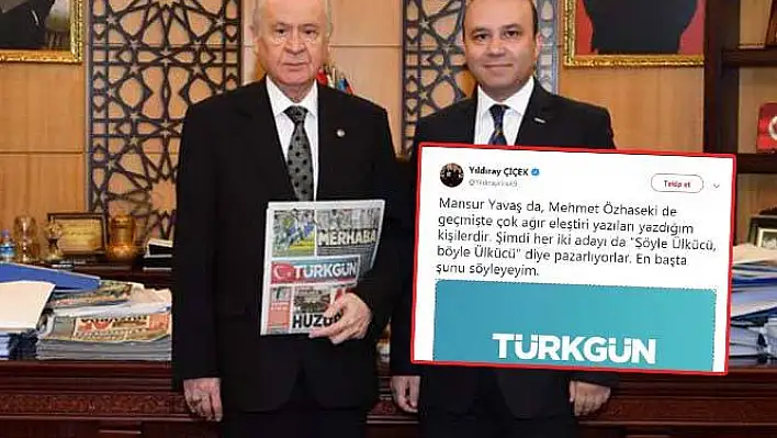 Daha önce 'Ülkücüler bu adamları unutmasın' diyen Çiçek'ten bir Özhaseki yazısı daha 