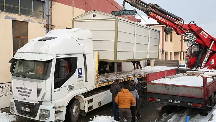 Deprem bölgesine konteyner mutfak