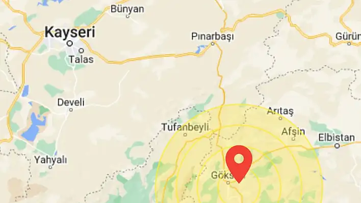 Deprem Kayseri'de de hissedildi