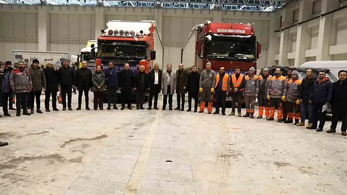 OSB Fuar Alanında deprem yardım koordinasyon merkezi kuruldu