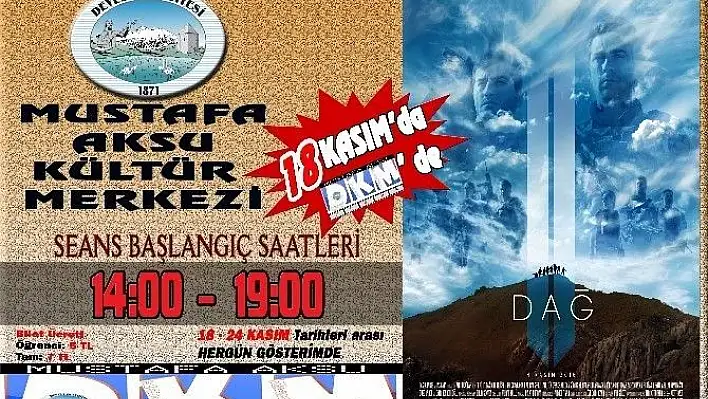 Develi Belediyesi Sinema Sezonunu Açtı