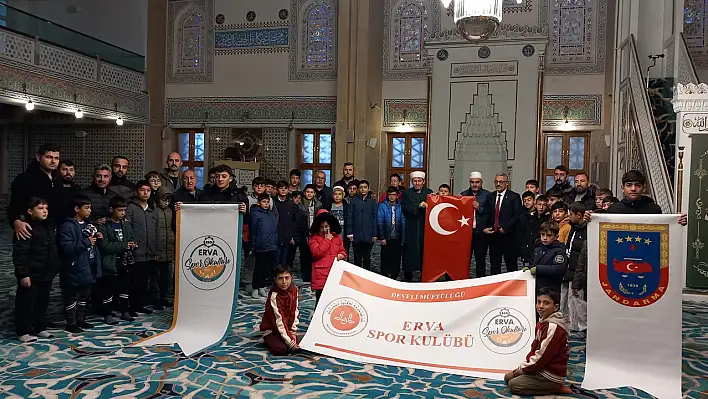 Develi'de ERVA'lı gençler sabah namazında buluştu