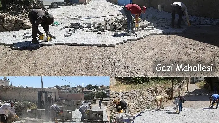 Develi'de Gazi - Zile ve Soysallı Mahallelerinde parke çalışması