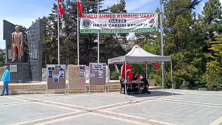 Develi'den Gazze'ye hayır eli