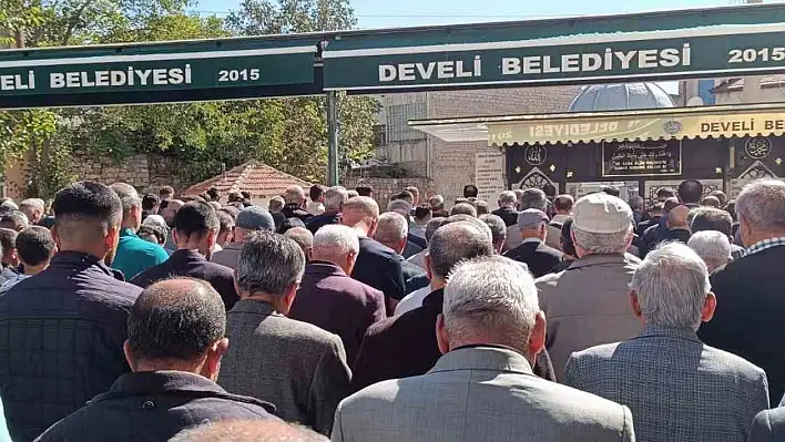 Develi'de Filistinliler için cenaze namazı...