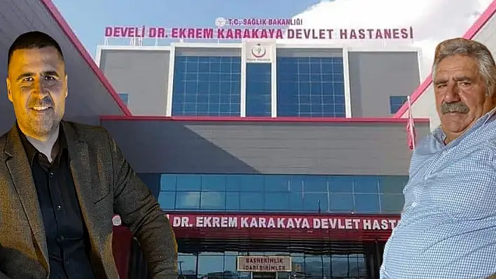 Develi'de ilçe başkanlarının 'hastane' düellosu!