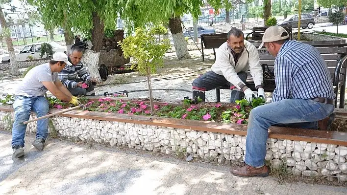 Develi'de peyzaj çalışmaları devam ediyor