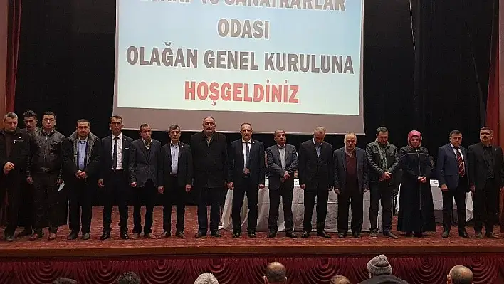 Develi Esnaf ve Sanatkarlar Odası Başkanı Somuncu güven tazeledi