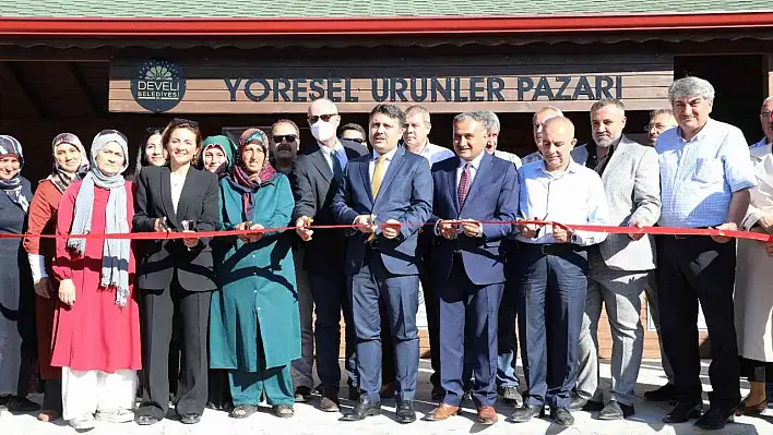 Develi'de Yöresel Ürünler Pazarı açıldı