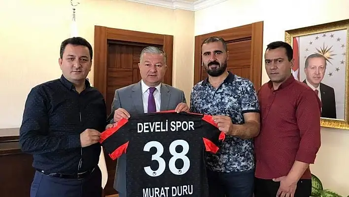 Develispor Kulübü'nden Kaymakam Duru'ya ziyaret
