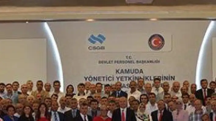  DEVLET PERSONEL BAŞKANLIĞI'NIN BÖLGESEL EĞİTİM PROGRAMI'NA KAYSERİ'DEN 26 YÖNETİCİ KATILDI