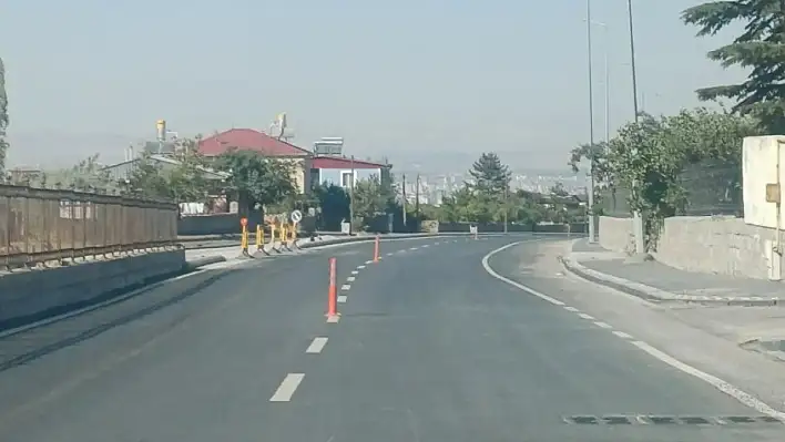 Dikkat! Kayseri'de o yolda trafik, çift yönlü ve tek şeritten sağlanıyor