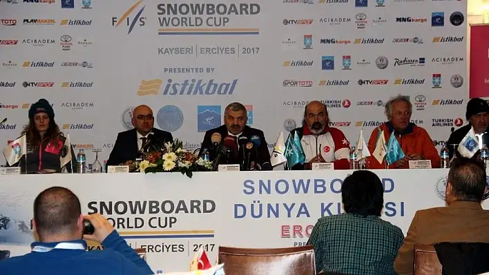 Dünya Snowboard Kupası Erciyes'de başlıyor