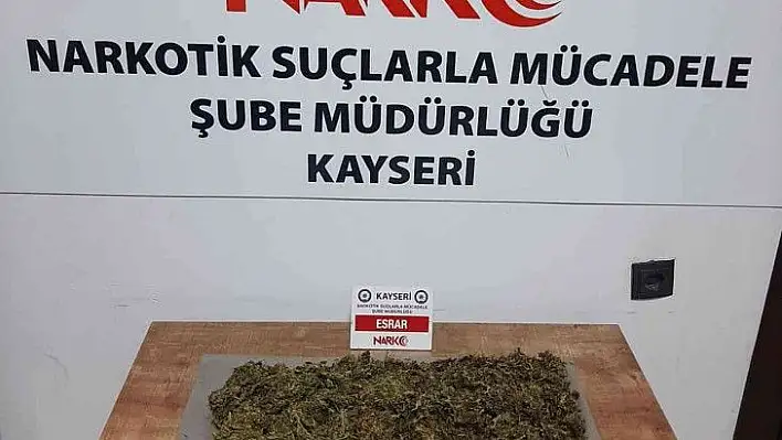 Kayseri'de yolcu otobüsüne uyuşturucu operasyonu!