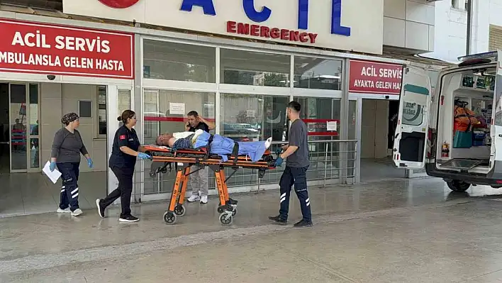Damda boya yaparken elektrik akımına uğradı
