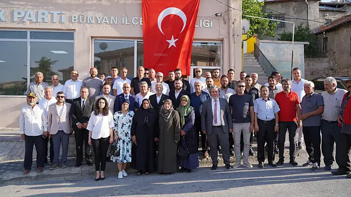 Elitaş Bünyan'da partililerle buluştu