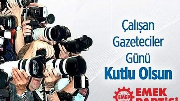 EMEP: Gazetecileri savunmak demokrasi mücadelesinin ayrılmaz bir parçasıdır