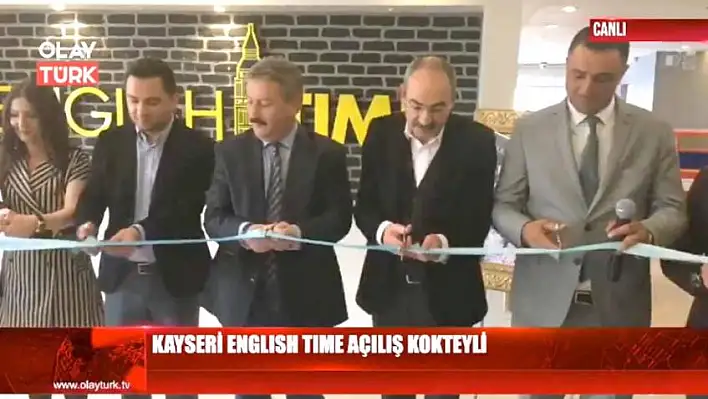 English Time Dil Okulları Kayseri Şubesi Açıldı