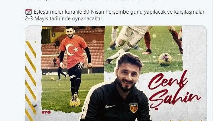 Enver Cenk Şahin FIFA 2020 E-Spor Turnuvasına katılacak
