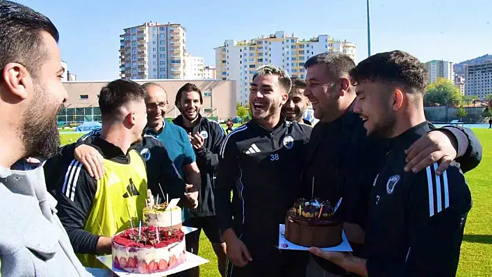 Antrenman bitti, kutlama başladı!