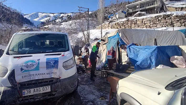 Erciyes A.Ş. ekibiyle Deprem Bölgesinde